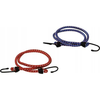 Upínací popruh Pružný upínací popruh s háky 8 mm x 60 cm, 2 ks