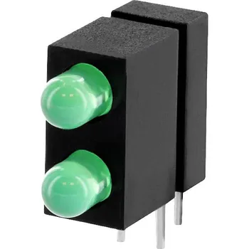 Polovodič Vossloh Schwabe WU-B-D-3102-3200-2 LED modul zelená 3 mm 15 mcd Bulk