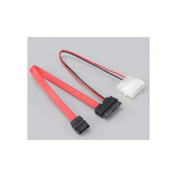 Kabel do PC AKASA kabel AK-CB050 SATA štíhlý pro slim mechaniky, 20cm