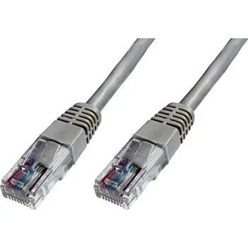 Datový kabel Digitus DK-1511-0025 RJ45 síťové kabely, propojovací kabely CAT 5e U/UTP 0.25 m šedá 1 ks