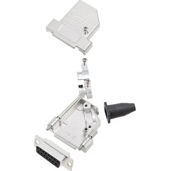 Amphenol L17DTSL25-RG-LJS-S plus L77SDB25S sada D-SUB zásuvková lišta 45 ° Pólů: 25 pájecí kalíšek 1 ks