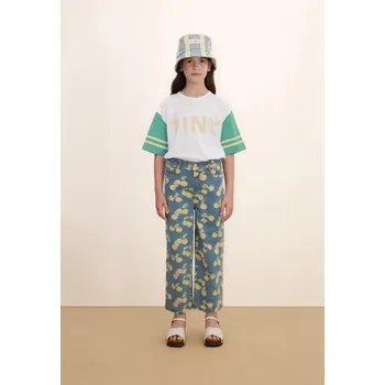 Chlapecké kalhoty Dětské rifle Tinycottons ORANGES DENIM JEANS SS26.362 modrá 55X, vel. 92