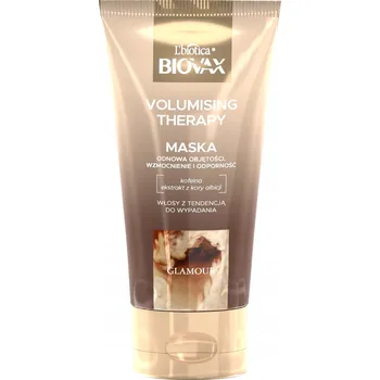 Vlasová regenerace L'biotica Biovax Glamour Voluminising Therapy maska na vlasy 150 ml