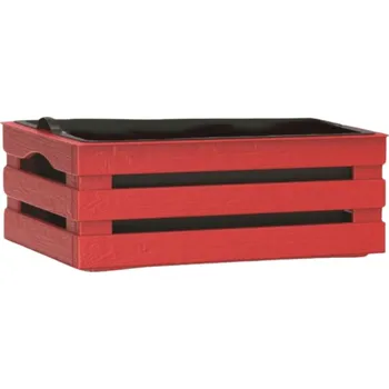 Truhlík BAMA Truhlík TINA Flower 1 RD, červený