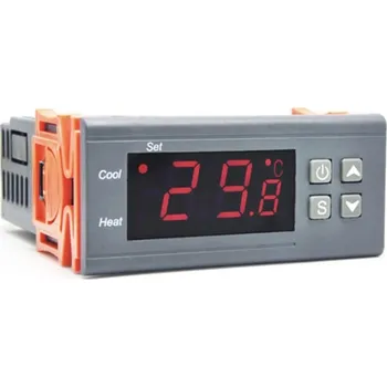 PANELOVÝ TERMOSTAT REGULÁTOR TEPLOTY PRO AKVÁRIUM TERÁRIUM OHŘÍVAČE