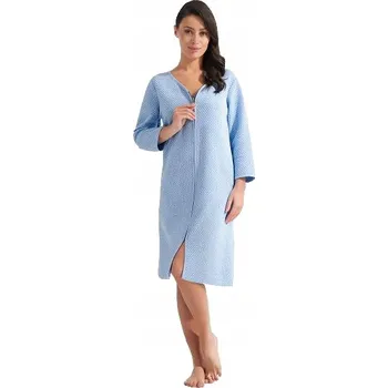 Dámské spodní prádlo Luna dámský župan ke kolenům bez kapuce, velikost M