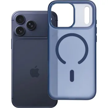 Náhradní díl pro mobilní telefon Kryt Flexline Mag Cover s MagSafe pro iPhone 17 Pro Max tmavě modré