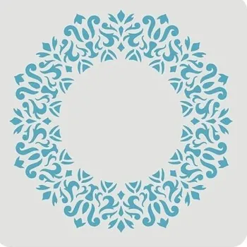 MyCreativ Šablona, vzor MANDALA 4, cca 30 x 30 cm, 1ks