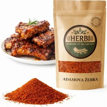 Koření Herbi Adamova žebra – pikantní směs s medem na grilování a pečení 50 g