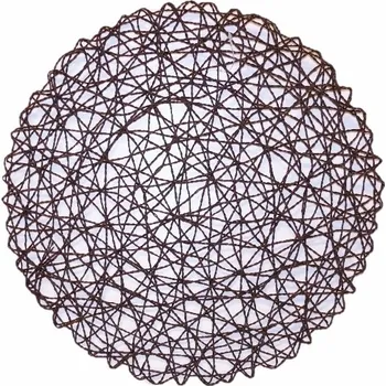 prostírání Prostírání kulaté 38 cm hnědé