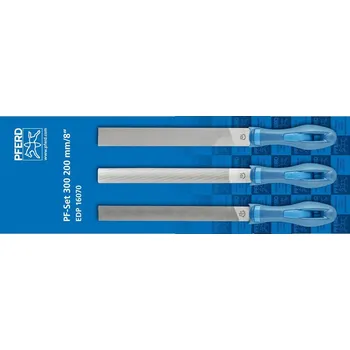 PFERD TOOLS 11202300 Sada pilníků, vč Rukojeť pilníku, v ochranném pouzdře Délka 200 mm 1 ks