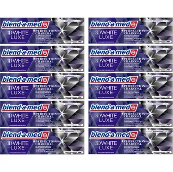 Dentální hygiena Blend-a-med pasta 3D White Lux Charcoal 10x75ml