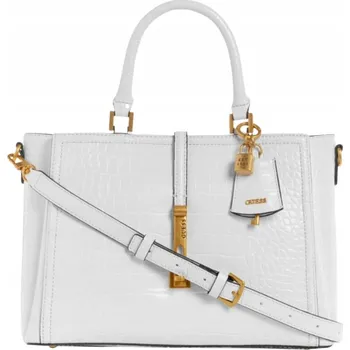 Kabelka Guess shopper kabelka eko kůže bílá