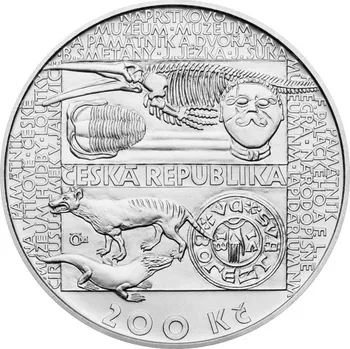Česká republika. 200 Kč 2018. Založení Národního muzea. Běžná kvalita. Bez certifikátu