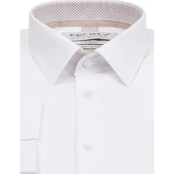 Pánská móda Pánská košile FERATT PIMA SLIM bílá Velikost: XXL