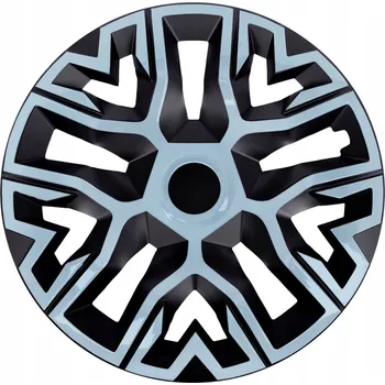 Poklice na kolo Univerzální kryty kol 16'' NRM The Best Bicolor azurová/černá 4 kusy