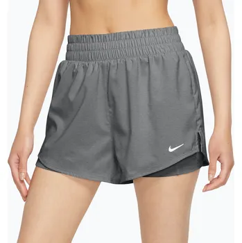 Dámské kraťasy Dámské šortky Nike One Dri-Fit High-Waisted 3" 2In1 smoke grey/heather/white