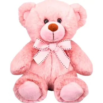plyšák Růžový plyšový medvídek bauer 20 cm