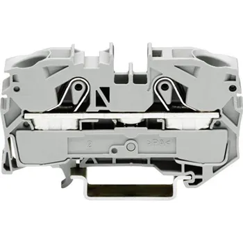 WAGO 2016-1207 svorka ochranného vodiče 12 mm pružinová svorka osazení: Terre zelená, žlutá 1 ks