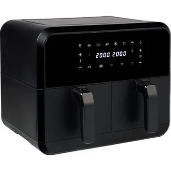 fritéza Princess 01.182068.01.001 dvojitá fritéza, 8 l, 2400 W, s displejem, černá