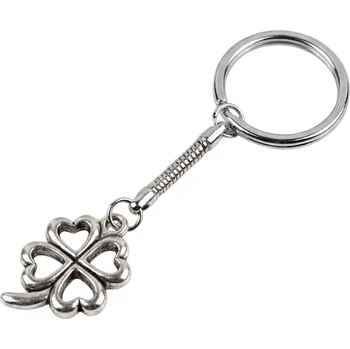 Přívěšek kov čtyřlístek 15x21mm