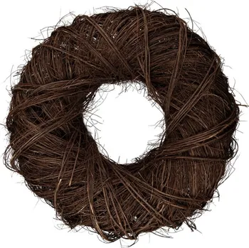 Věnec Velký hnědý ratanový věnec Riet I XL – 80x23 cm + doprava zdarma
