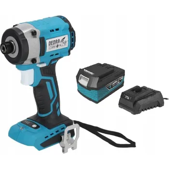 DEDRA Aku rázový utahovák bezkartáčový AKUMULÁTOR 4Ah SADA DED7144 220 Nm, 18 V