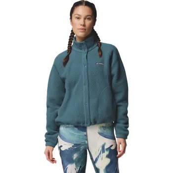 Dámská bunda Columbia Jasper Ridge Pebbled Fleece Full Snap W 2142391429 - everblue XL