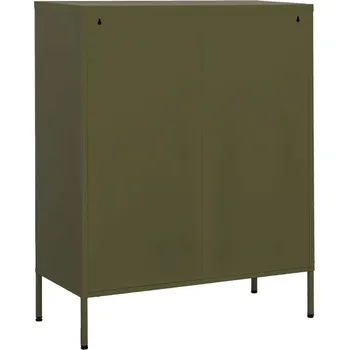 Komoda Komoda VidaXL 80 x 35 x 101,5 cm, zelené odstíny, matná