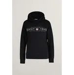MIKINA GANT REG SHIELD HOODIE BLACK
