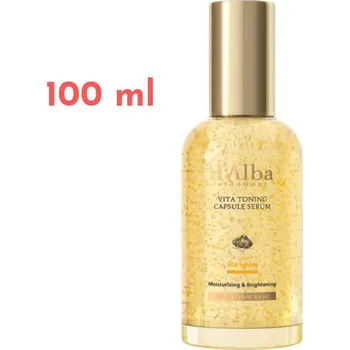 Pleťové sérum d'Alba d’Alba – Vita Toning Capsule Serum – Rozjasňující sérum s vitamínovými kapslemi – 100 ml