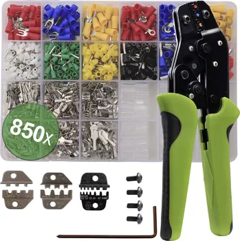 Audio kabel Quadrios 22T014 22T014 sada krimpovacích kleští dutiny na kabely, ploché zásuvky , solární konektor, 0.25 do 6 mm²