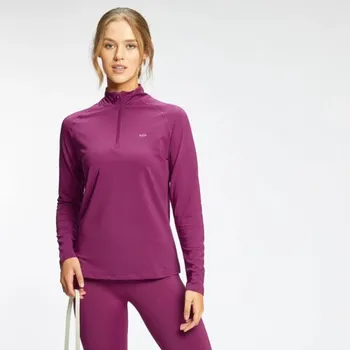 Pánská móda MyProtein Dámska mikina Graffiti Graphic Training 1/4 Zip deep pink, S