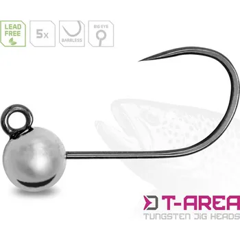 Umělá nástraha Wolframový jig Delphin T-AREA BL/5ks - stříbrný hmotnost: 4,6mm/0,9g/#6
