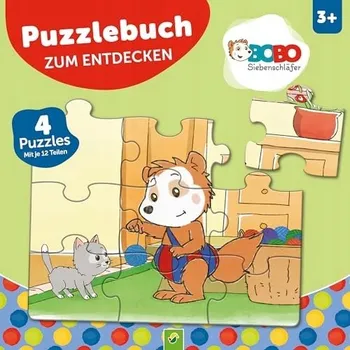 Umění Bobo Siebenschlafer Puzzlebuch zum Entdecken: 4 Puzzles mit je 12 Teilen Schwager & Steinlein Verlag
