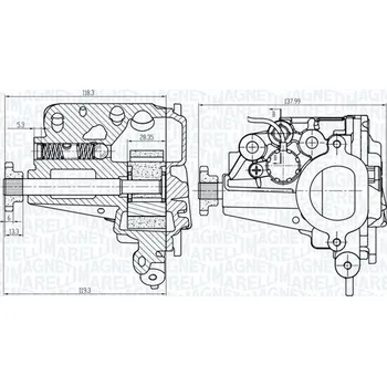 Olejové čerpadlo Olejové čerpadlo MAGNETI MARELLI 351516000072