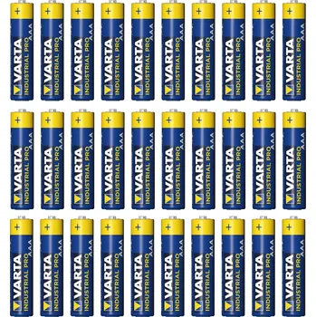 Článková baterie 30x alkalická baterie R-03 LR03 AAA Varta Industrial 4003