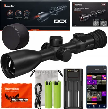 Dalekohled Termovizní zaměřovač Termovize Puškohled ThermTec Ibex 335L s laserovým dálkoměrem (LRF)