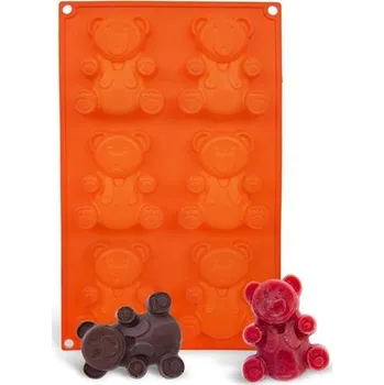 Nádoba na pečení Forma na pečení medvídků ORION 31x18x2cm Orange