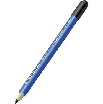 Tablet Staedtler Mars® Lumograph® digital jumbo digitální pero s psacím hrotem, citlivým vůči tlaku, s přesným psacím hrotem, tlačítko gumování modrá