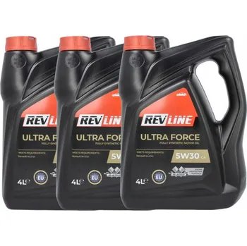Motorový olej REVLINE Motorový olej 5W30 3x4l ULTRA FORCE