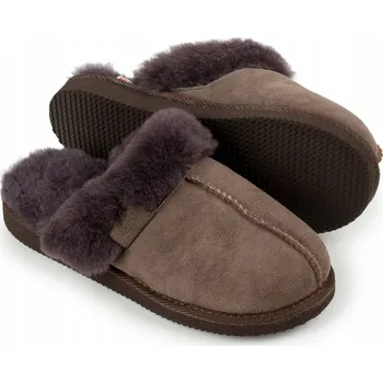 Dámské pantofle Pantofle dámské Kožené Teplé Vlněné Domácí Boty IRE 38