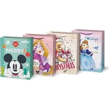 Dárková taška Dětská dárková taška V6 Vánoce Disney MFP 1 ks