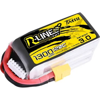 RC vybavení Tattu TAA13006S12X6 akupack Li-Pol (modelářství), 22.2 V, 1300 mAh, články 6, 120 C, Softcase, XT60