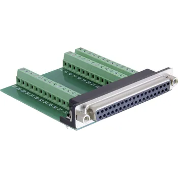 Redukce Delock Adapter 65319 D-SUB zásuvková lišta 180 ° Pólů: 37, 39 1 ks