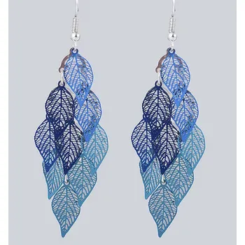 Náušnice Prosperk Náušnice modré listy