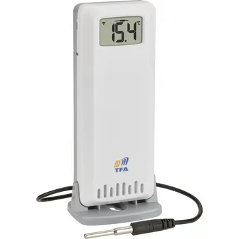 TFA Dostmann TFA 30.3905.02 | Profesionální čidlo vlhkosti a teploty s vodotěsným kabelovým senzorem ID-A4 | dosah až 100 m