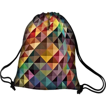 Městský batoh Bertoni vak na záda, barevný potisk, voděodolný, vzor Jazz, EE0039