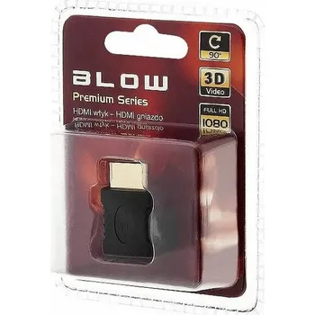 Elektrická zásuvka ADAPTÉR HDMI ZÁSTRČKA - ÚHLOVÁ ZÁSUVKA BLOW