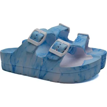 Chlapecké pantofle BF Pantofle BY2133002 bílo-modré pěnové Velikost: 38